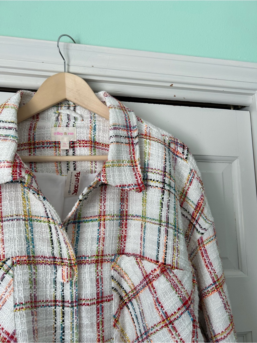Riley&Rae Plaid Jacket